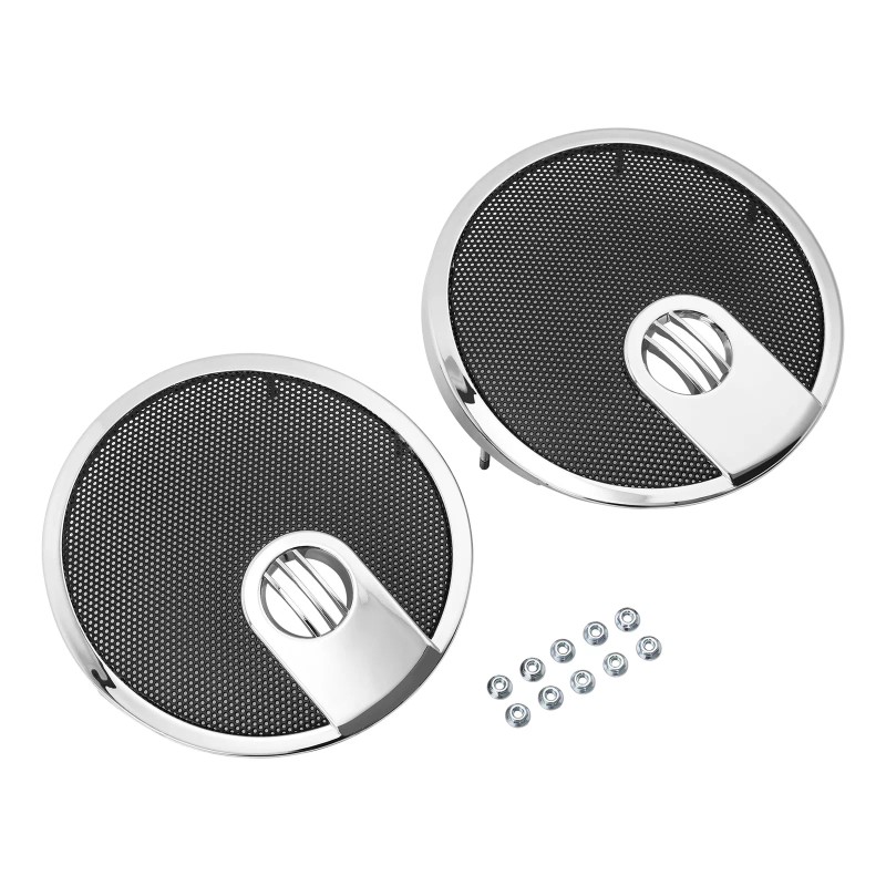 TCMT 6.5" Saddlebag Speaker Lid Grills Fit For Indian Chieftain