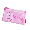 Barbapapa Greeting Life BBZ-226 Antibacterial Multi Pouch, Pink