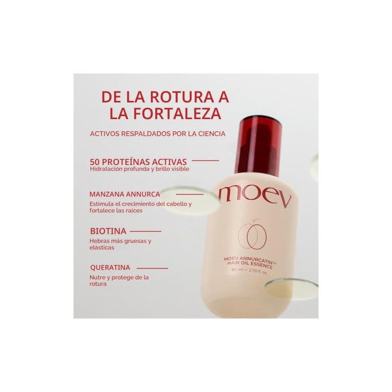 MOEV Esencia De Aceite Capilar Annurcatin | Sérum Perfumado Coreano