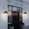 pearlstar Solar Lanterns Outdoor Metal Solar Powered Hanging Lights Waterproof