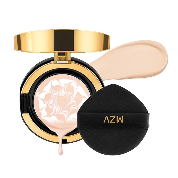 MAVENI Cushion Foundation Dewy Finish, Natural Coverage,Pack of 1,Glass Skin,