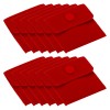 Zaplyte 12Pack 7x7cm Jewelry Pouches with Snap Button Soft Storage