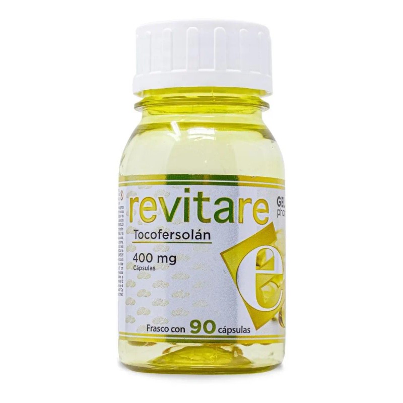 Revitare Vitamina 400mg Caps Tocofersolán Gelpharma