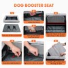 JOEJOY Deluxe Dog Booster Seat with Sturdy Metal Frame and