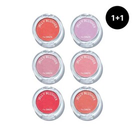 더샘 젤리 블러셔 웜톤 쿨톤 생기 매끈 보송 14colors 모음 X 2개입 WH01 스타릿 화이트(하이라이터) PK04 피치 슈