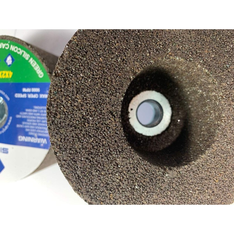 SIGNI 4-Inch Green Grinding Stone with 5/8-11 Thread (24 Grit)
