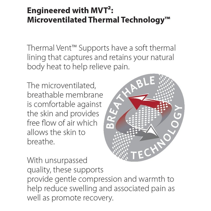 Swede-O Thermal Vent Open Patella Knee Sleeve - Small