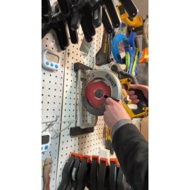Lunas Print Shop Skill saw wall mount for peg board or wall holder for dewalt circularsaw holder