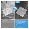 50pcs Disposable Drain Hair Catcher Prevent Clogging Waterproof Shower Drain