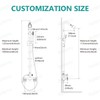 Aolemi Wall Mount Outdoor Shower Kit,Outdoor Shower Fixtures Faucet System