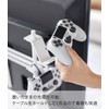 山崎実業(Yamazaki) テレビ裏 ゲームコントローラー 収納ラック ホワイト 約W40.5×D8.5×H30~49cm スマート smart 置いたまま充電可能 コントローラーケース