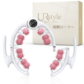 Myofascial Release Roller, 2-Way Removable Handle & Full Body Usable, Myofascial Roller, Kinma Release Roller, Foam Roller, 180° Opening/Closing, Calf, Cellulite, Thigh, Foot, Hand Held, Pink