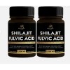 Native Oasis (2-Pack) Shilajit Supplement for Men 2,000mg Shilajit Pure