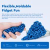 DYRDM 1000+ Original Ferrite Putty Blue, Fidget Toy Ferrite Stones