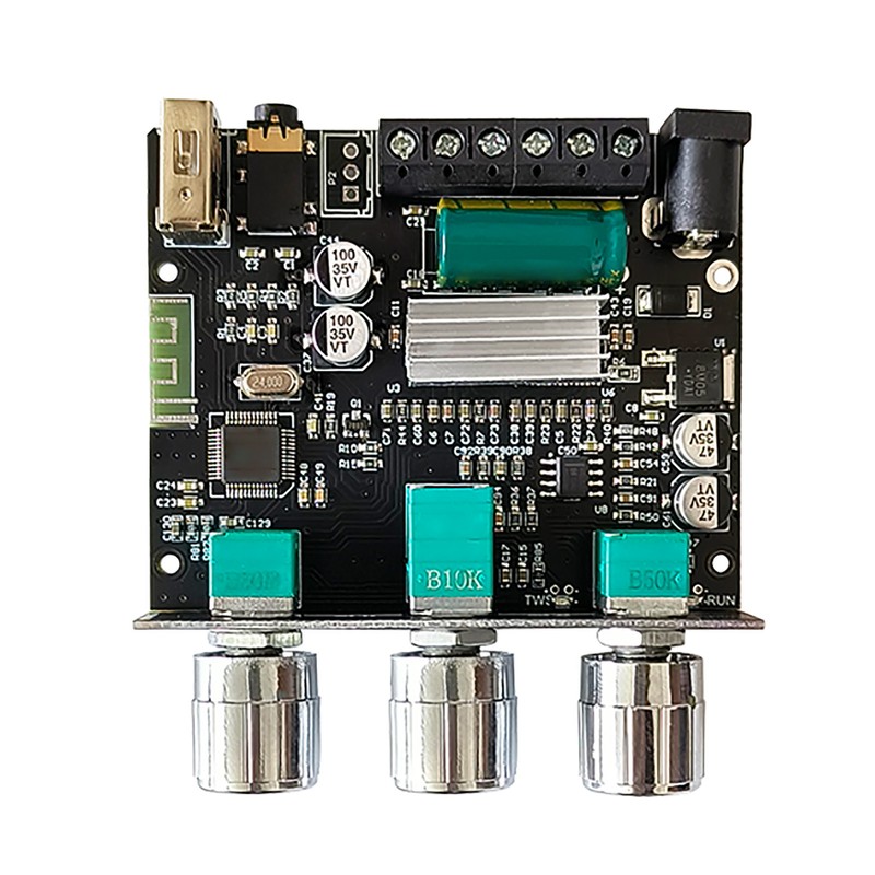 2.1 Channel Audio Amplifier Module Bluetooth Stepless Tuning 10 Sounds