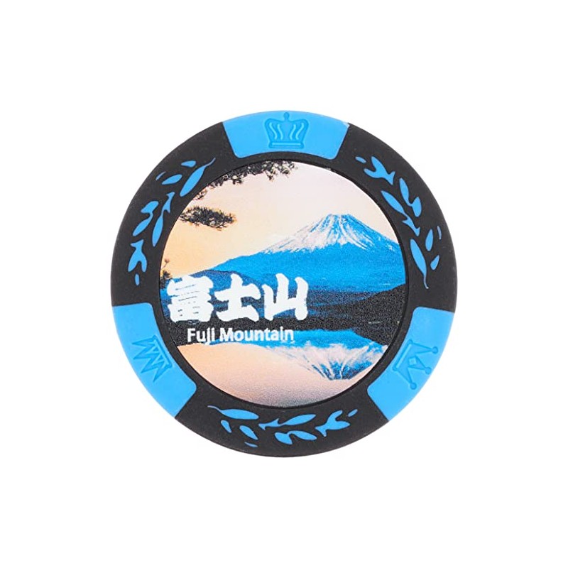 Hokushin Trading HTC Golf Marker Casino Chip Marker Blue Diameter