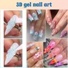 Fcozpjk Solid Builder Gel Kit, 6 Colors Non Sticky Solid