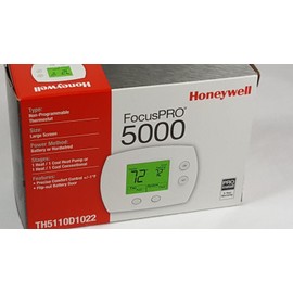 honeywell th5110d1022 focuspro 5000 non-programmable