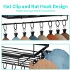 Hapirm Metal Hat Rack Wall - Wall Mounted Hat Holder