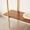 LumFurn Glass Console Table for Living Room, Foyer & Entrance,