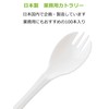 Strix Design SD-175 Disposable Cutlery, Biomass Spreading, White, 6.3 inches