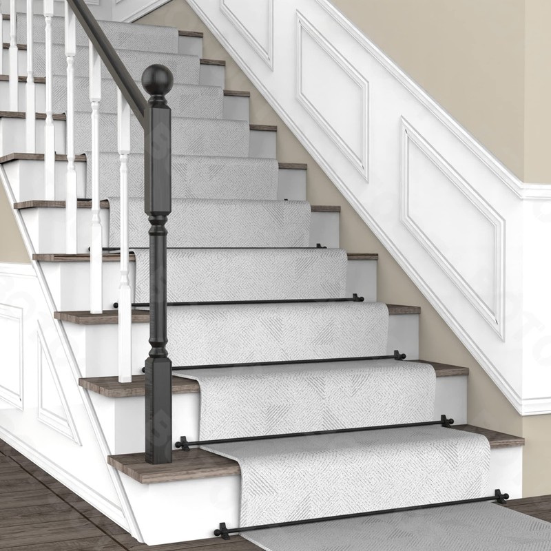 Stair rods for Carpets up to 28/32/36 inches Width Minimalist