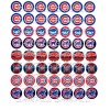 SET of 100- 1" PRECUT "CHICAGO CUBS" Bottle cap images. We cut for you!!