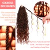 Goddess Box Braids Crochet hair -14 Inch 9 Packs Water