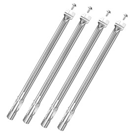 GRISUN 19.5" 62752 4 Pack 304 Stainless Steel Grill Burner for Weber Genesis 300 Series - E330 E320 E310 S330 S320 S310 EP330 EP320 EP310, Grill Burner Tubes for Weber Genesis 300 with Front Control