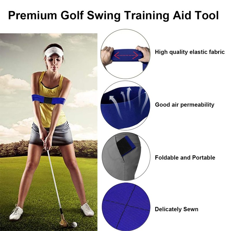 Garegce Golf Connection Band, Golf Swing Training Aid Arm Band,