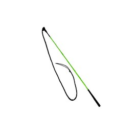 The Epic Animal Training Stick - 48 in stick w/ 5 1/2' drop & 6 in popper - Lime Green