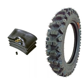 WIG Racing 110/90-19 Dirt Bike Tire and Tube Combo