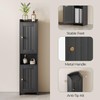 GLANZALANT Bathroom Cabinet with 2 Doors, 7.3 x 9.8 x