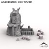 Tabletop Terrain Wild Bastion Dice Tower - Fantasy DND Dungeons