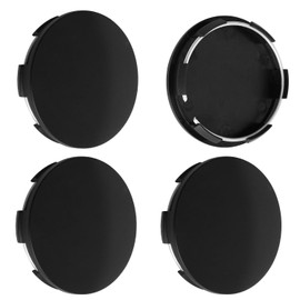 TMS 2.7Inch 69MM Wheel Center Caps for Honda Accord Civic CRV Pilot Rim Hub Caps 44732 S9A A00, Pack of 4 (Matte Black, Outer 69MM, Inner 64MM)