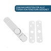 BASI® FS 500 Window Lock Also for French Doors, White,