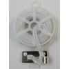 Floral Craft Wire - White Chenille on Spool with Cutter