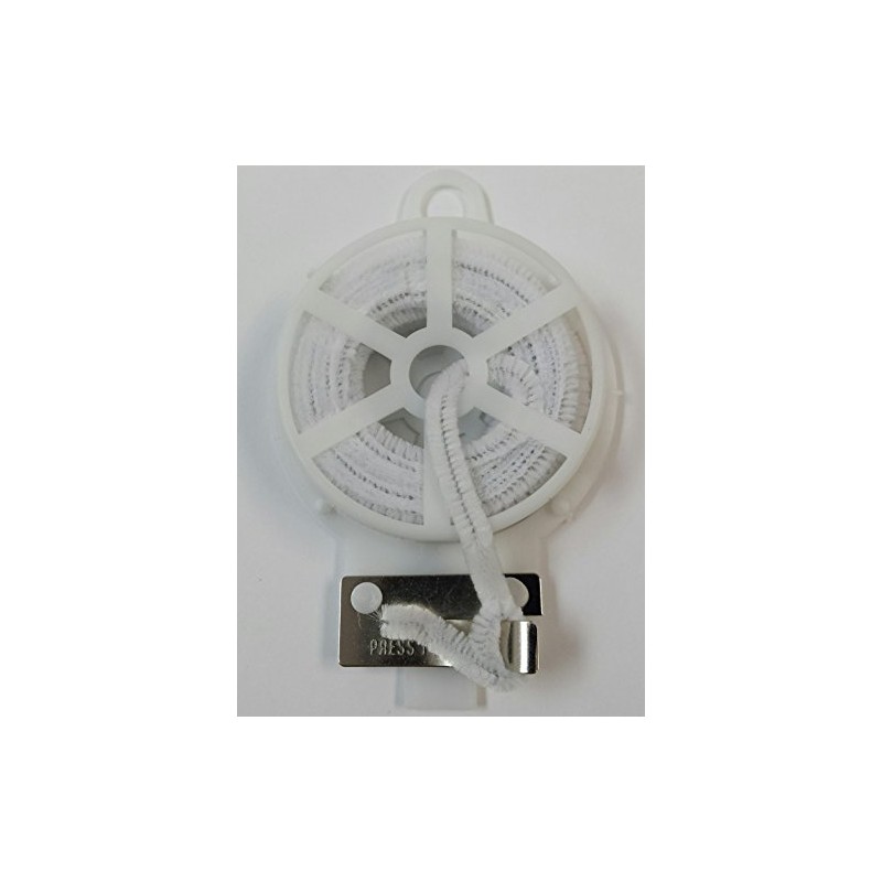 Floral Craft Wire - White Chenille on Spool with Cutter