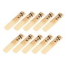 10-Pack Professional Saxophone Reeds, Strength 2.5, Clarinet Reeds，with Durable Plastic