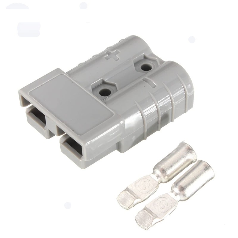 2pc Battery Quick Connector Kit 50a Plug Connect Disconnect Winch