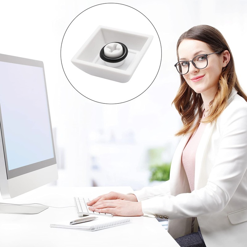 ThreeBulls 120Pcs Clear Rubber O-Ring Keyboard, O-Rings Keycaps, Switch Dampeners