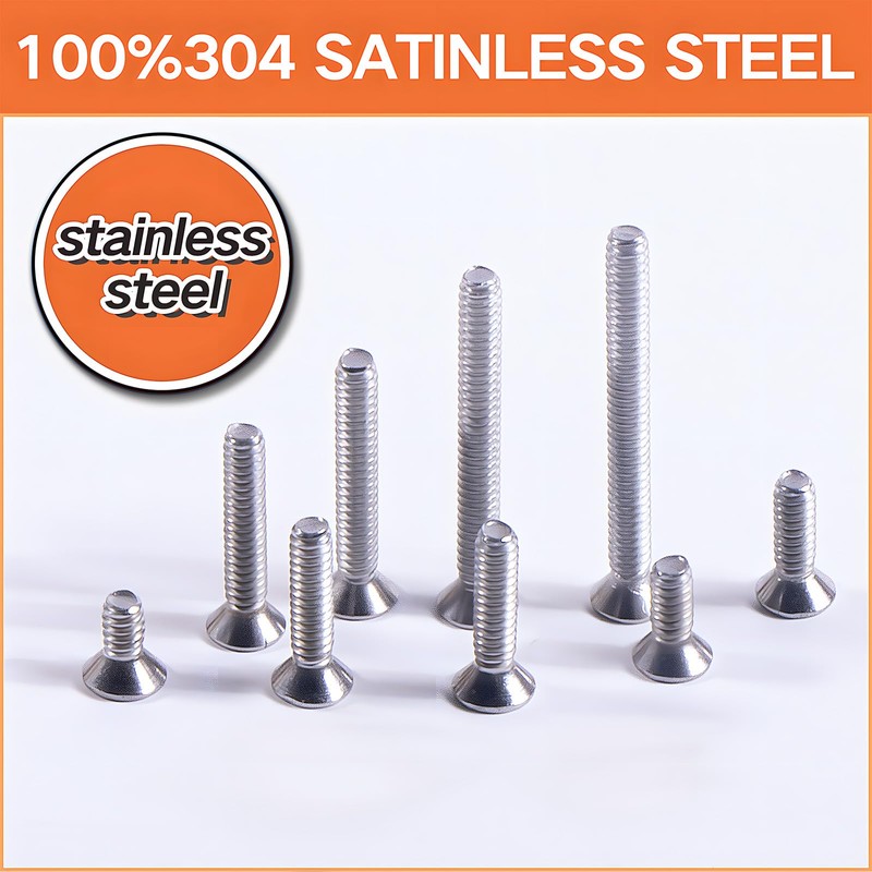 Zmbroll 960pcs Laptop Notebook Computer Screws 304 Stainless Steel Countersunk