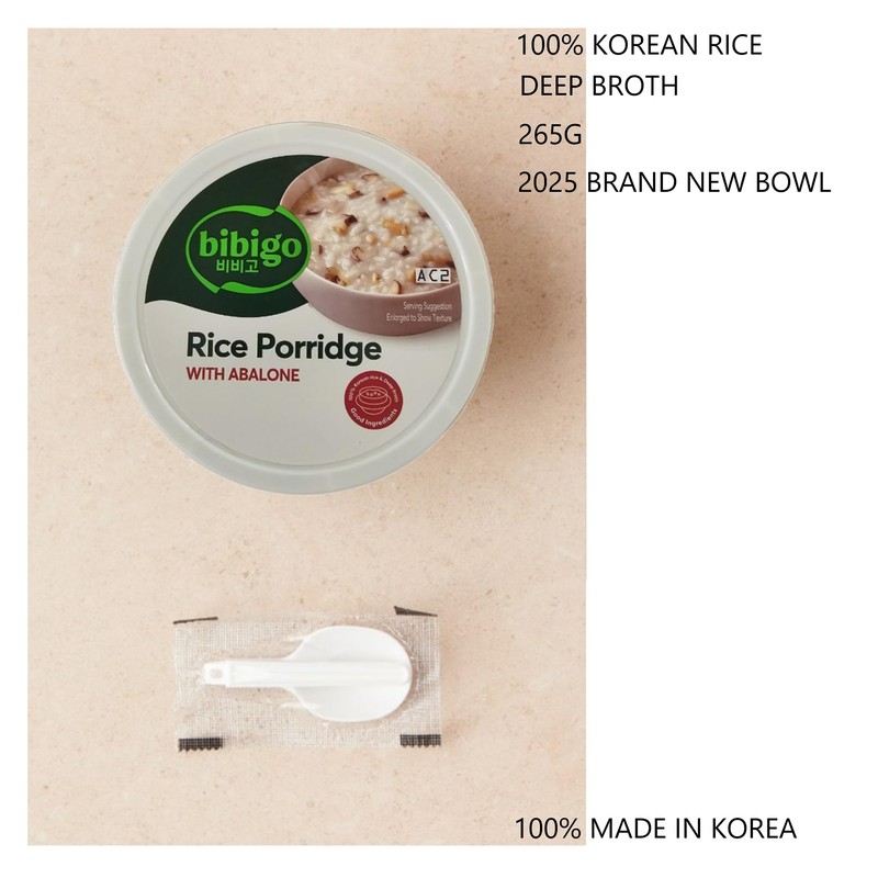 CJ Bibigo Abalone Porridge, 265g (6, ABALONE)