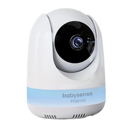 Babysense Add-On Camera Prisma Video Baby Monitor, Remote Pan Tilt Zoom, Long Range, Night Vision, RGB Night Light, Lullabies, Temperature Monitoring