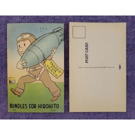 World War 2 "Bundles for Hirohito" Postcard - AV209