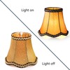 Hedume 6 Pack European Lamp Shade, Modern Clip On Droplight