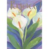 Sellers Publishing RSVP Rejoice: Watercolor Lilies on Purple Background Religious