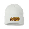 Cracker Barrel Vintage Beanie Hat Warm Winter Cap (White)