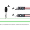 Mini Wireless Switch,5V/12V/24V/5A Relay 2 Way Remote Control Switch 1