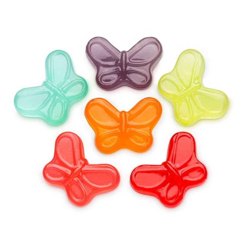Packaged Premium Candy - 2 Pack (Mini Gummi Butterflies (15